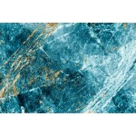 Fototapetai "Blue and gold marble" Fototapetai | Colorbee.lt